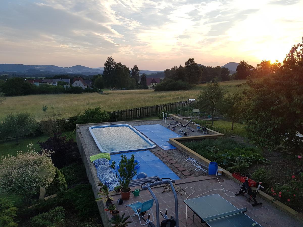 Vila Na Skalce Česká Kamenice Exteriör bild